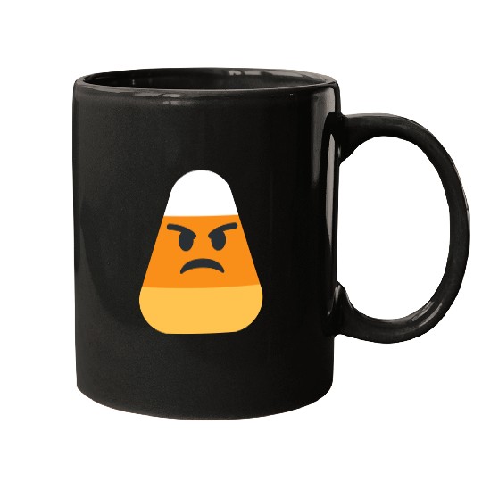Angry Candy Corn Halloween Costume Mugs