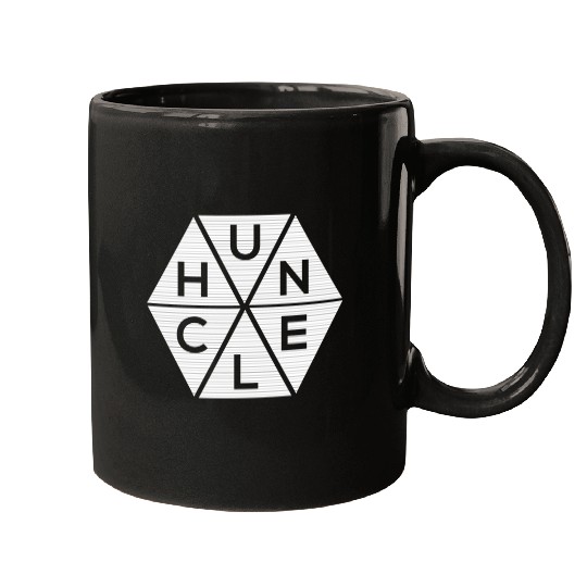 Abstract Triangle Huncle Mugs