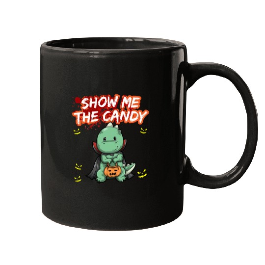 Show Me The Candy Halloween Costume Trick Or Treat Mugs