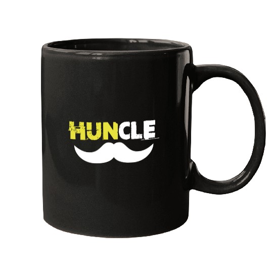 Huncle Eroded Yellow Mugs