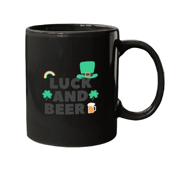 St. Patrick's Day Luck and Beer Mugs