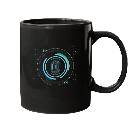 identity nerd geek save pc core security code Mugs
