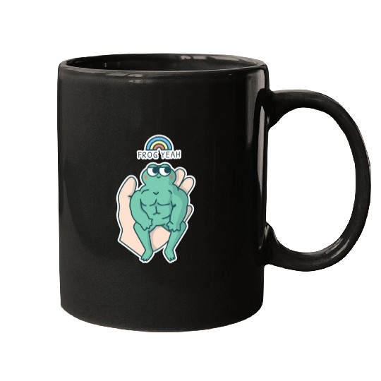 FROG YEAH Funny Cute Frog Mugs