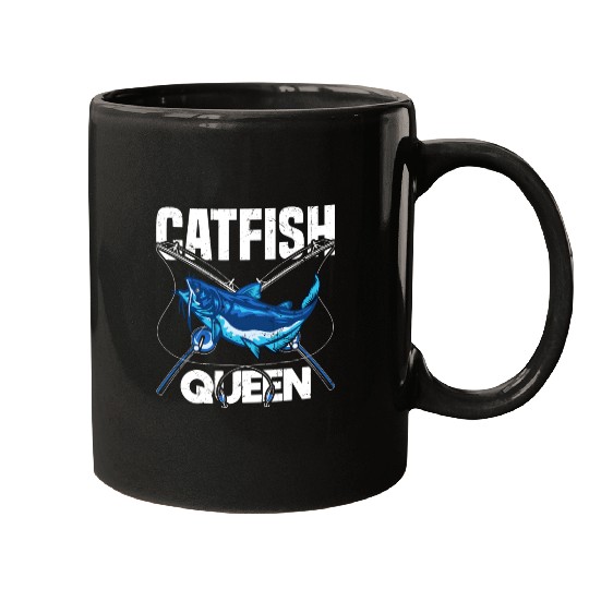 Wels Catfish Design For A Catfish Queen Mugs