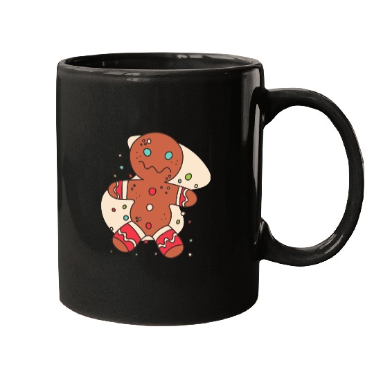 gingerbread man Mugs