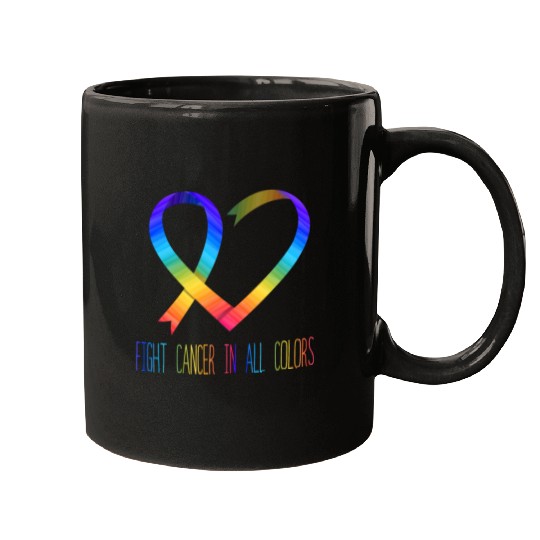 Cancer Sucks In Every Color Fighter Fight Support Mugs