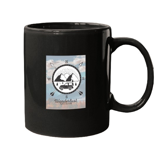 Wanderlust Explore the Wild Adventure Mugs
