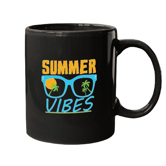 Summer Vibes summer vacation Mugs design Gift