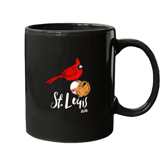 Saint Louis Red Cardinal 2019 Bird Player Mugs