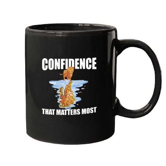 Tiger Cub Confidence Matter Most Mugs