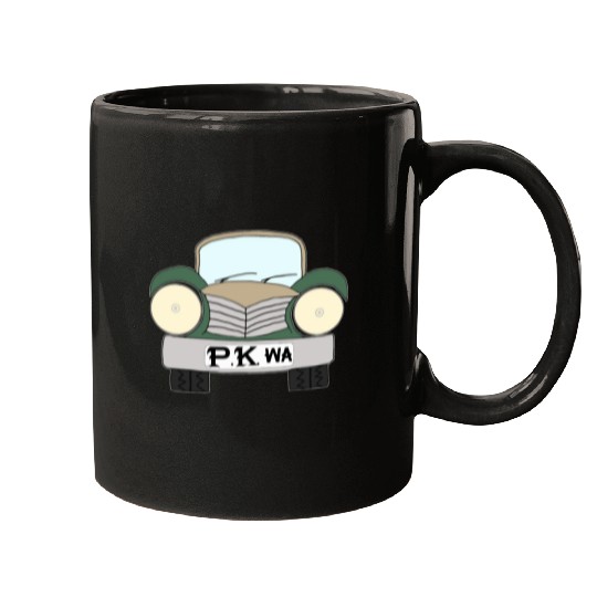 Old Car Khaki Afrikaans PK wa Mugs