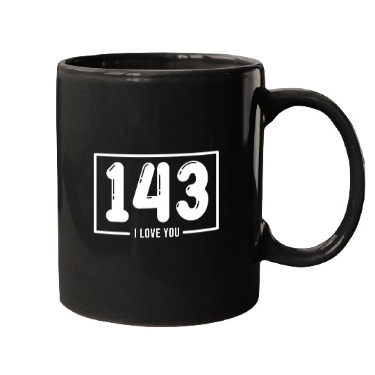 143 I LOVE YOU Mugs