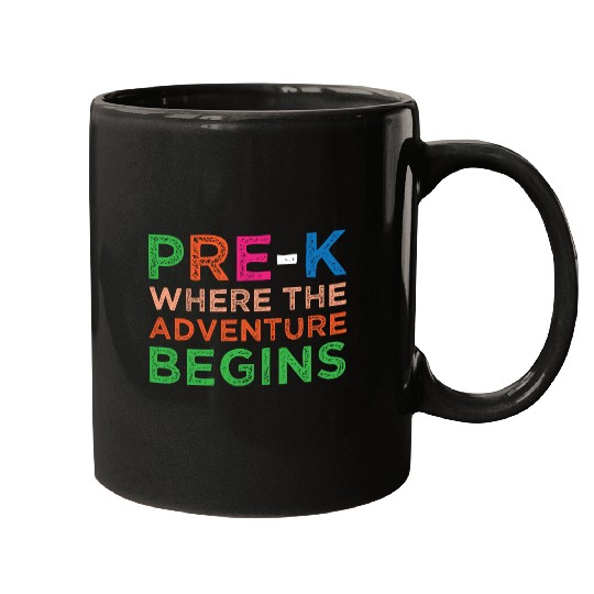 Pre-K Adventure Begins Graduation Preschooler Gift Mugs