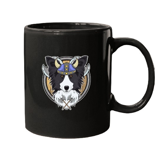 Border Collie I Valhalla I Viking Mugs