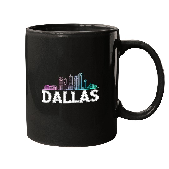 Dallas City Texas Dallas Mugs