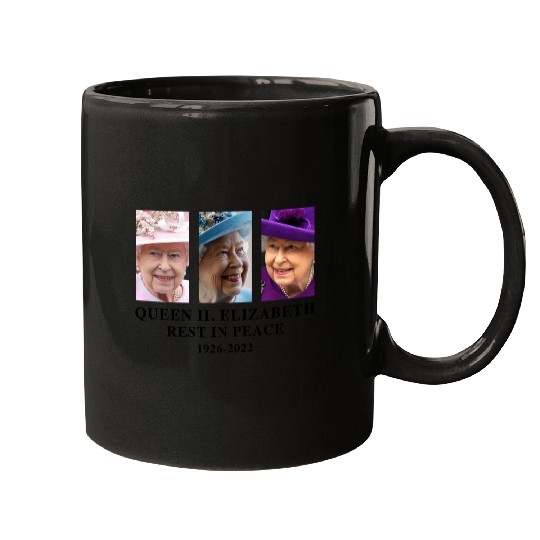 Queen II Elizabeth Mugs