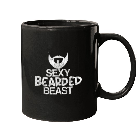 Sexy Bearded Beast 4 Mugs