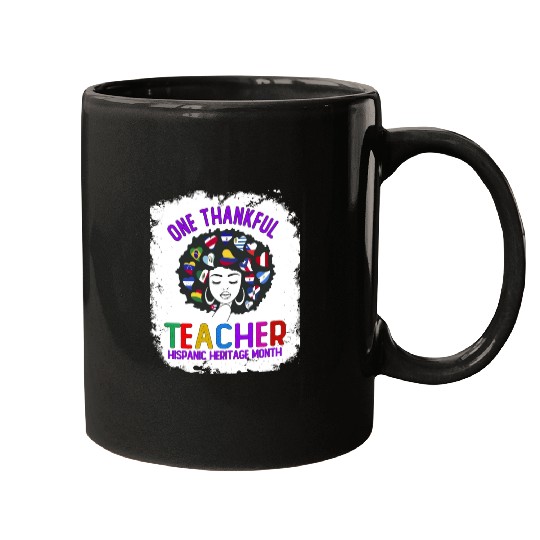 One Thankful Teacher, Hispanic Heritage month Mugs