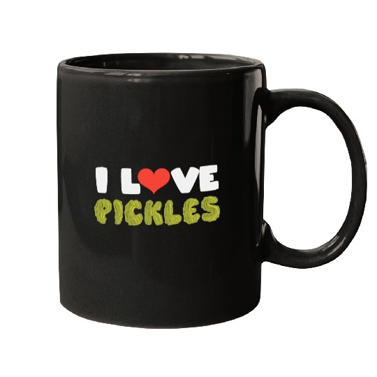 I Love Pickles Mugs
