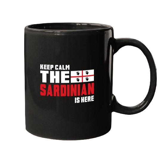 Keep Calm Sardinia flag design Mugs