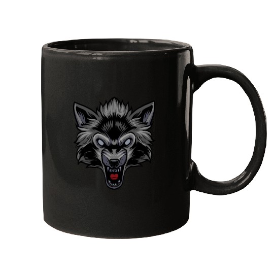 Wolf Head Mugs
