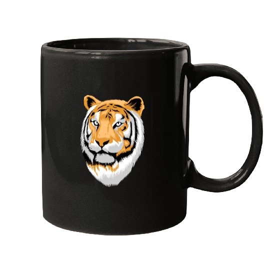 Tiger Head Mugs