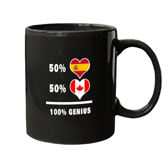 Canada and Spain genius / gift Mugs