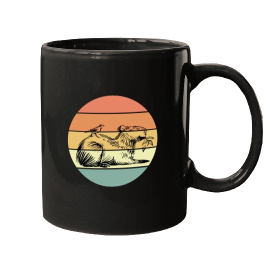 Retro Capybara Mugs