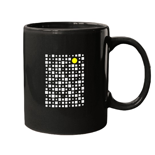Square and Circle Abstract Mugs