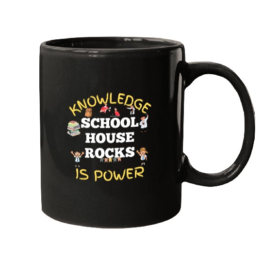 Knowledge Schoolhouse Rock is Power Mugs