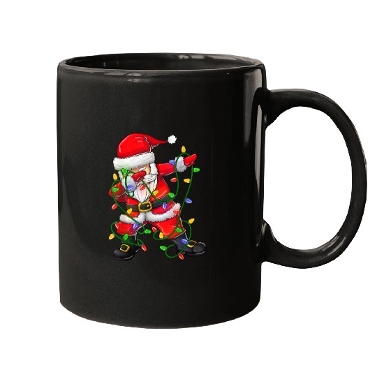 Dabbing Santa Mugs for Boys Girls Christmas Tree