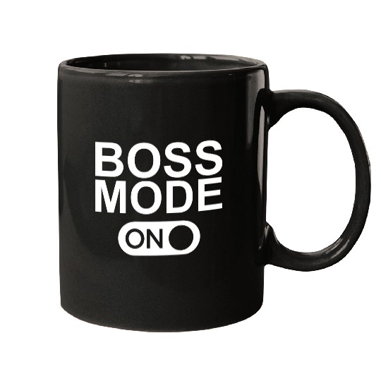 Boss Mode On Mugs