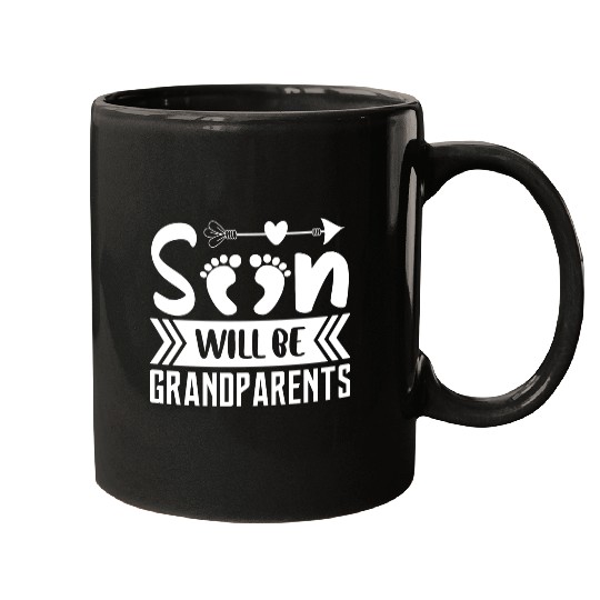We Will Soon Become Grandparents, Be Grandparents Mugs