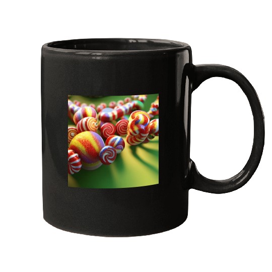 A glimpse into candy land version 3 Mugs