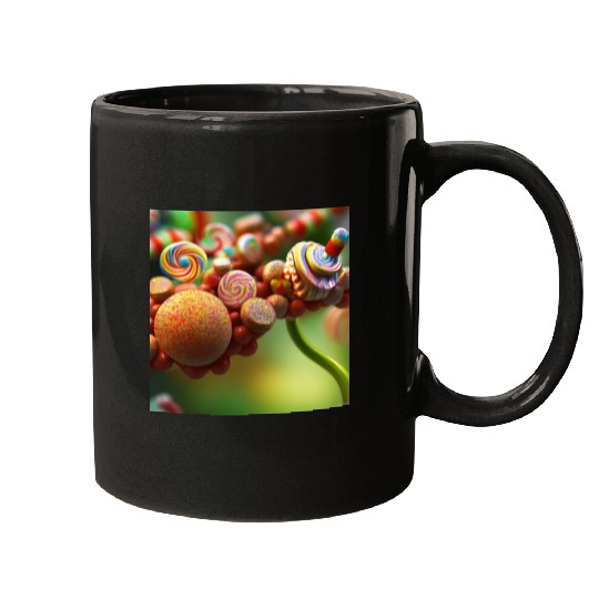 A glimpse into candy land version 4 Mugs