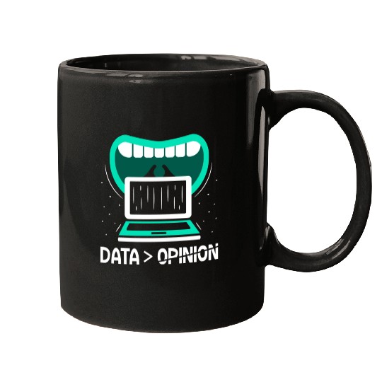 Data > Opinion Coding Programmer Code Coder Mugs