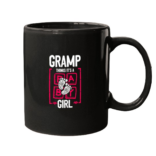 Gramp Thinks It's a Girl Gender Reveal Funny Baby Mugs