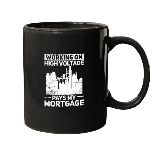 Electrician Construction Electrician Mugs