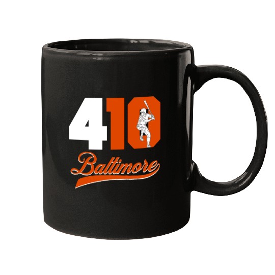 Baltimore baseball area code 410 Mugs