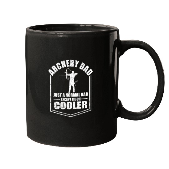 Archery Dad Normal Dad Except Cooler Fathers Day Mugs
