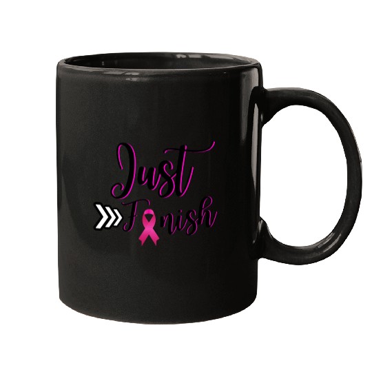 Just Finish-Pink for the Cure Mugs
