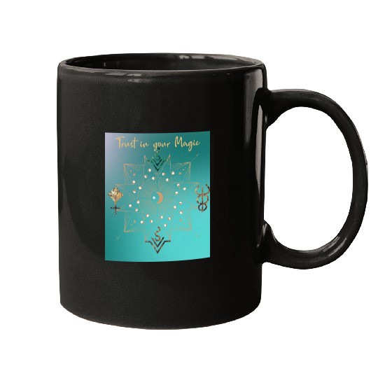 Celestial Trust in your Magic Emerald Mugs