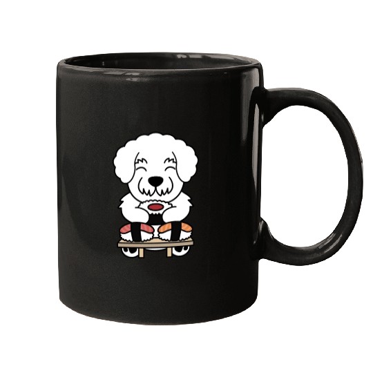 Sushi Lover Bichon Frise Mugs
