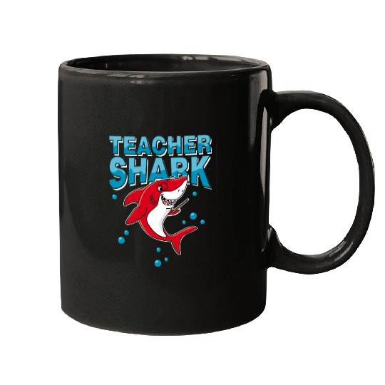 Teacher shark .. school student lessons enrollment Mugs