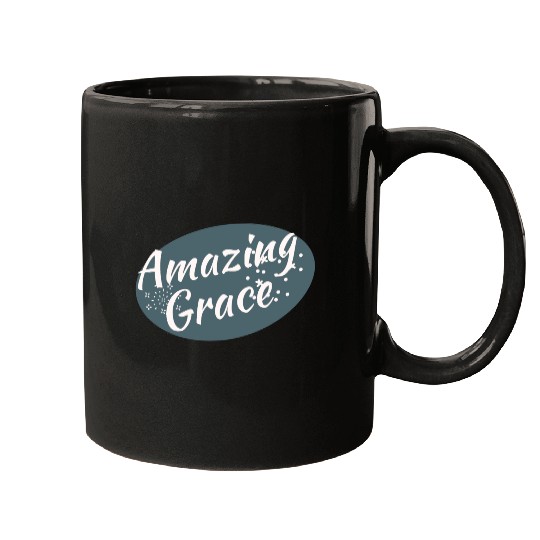 Amazing Grace Christian design Mugs