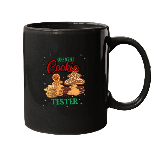 Official Cookie Taster Christmas Cute Holiday Mugs