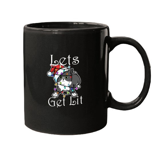Lets get lit christmas Mugs