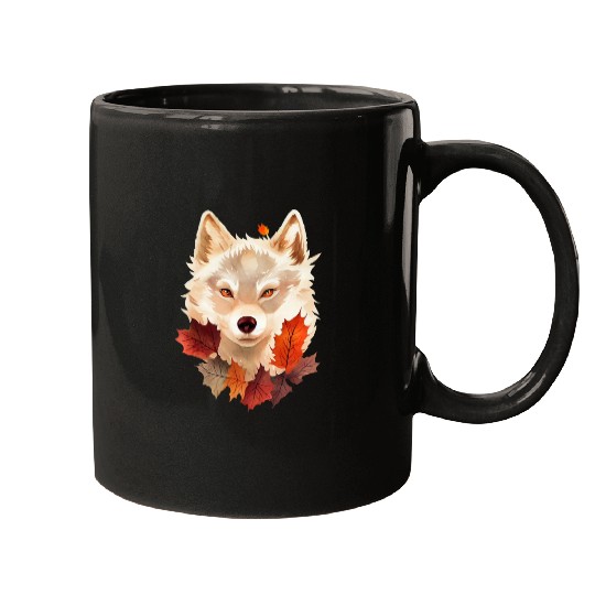 Wolf Autumn Mugs