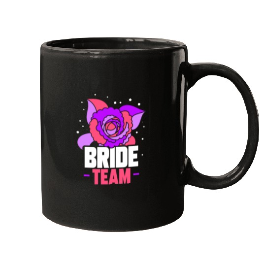Bride Team Wedding Bachelorette Party Cute Mugs