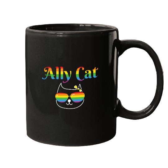 LBGT Flag Gay Pride Human Vintage Rainbow Mugs